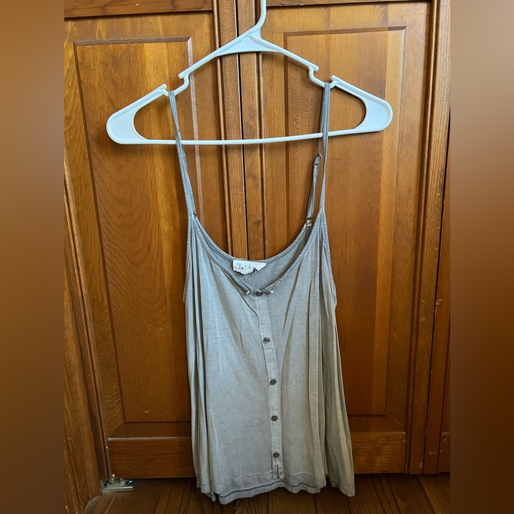 Cloud Chaser brand Gray Tank Top